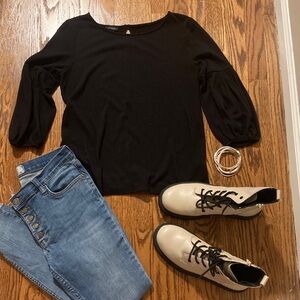 Talbots Black Women's top size xs